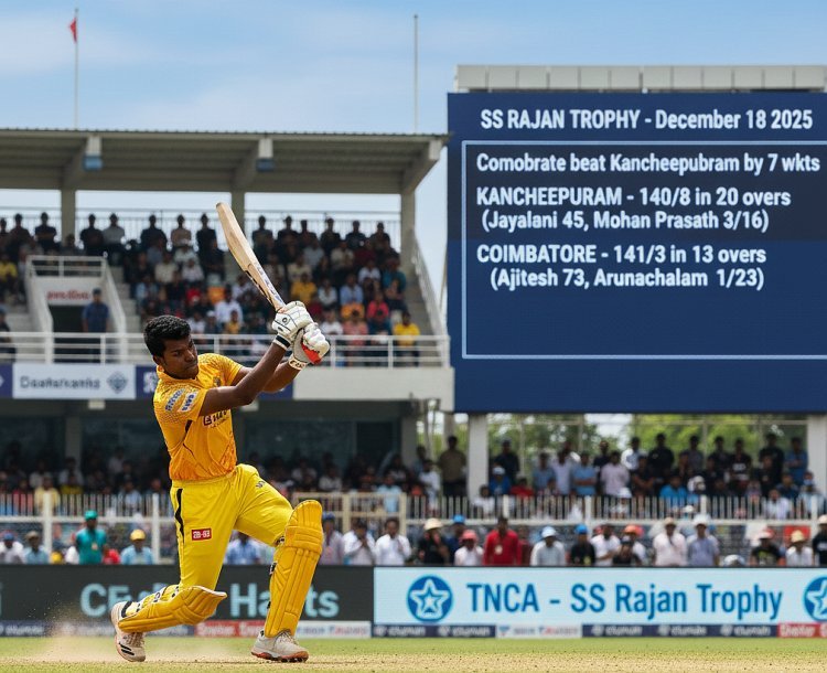 Ajitesh Blitz sets up a facile win for COIMBATORE