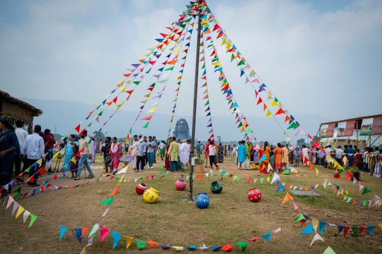 Mattu Pongal Celebrated at Isha Yoga Center
