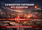 Powerful 5.8 Magnitude Earthquake Jolts Afghanistan
