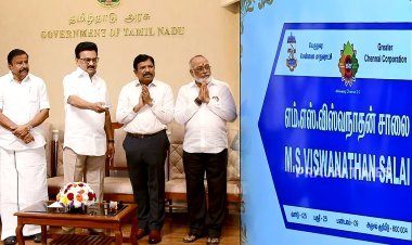 CM Stalin Unveils Roads Named After Trichy Loganathan, Sirkazhi Govindarajan, and MS Viswanathan