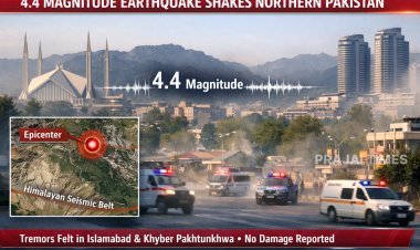Moderate 4.4 Magnitude Earthquake Felt in Northern Pakistan