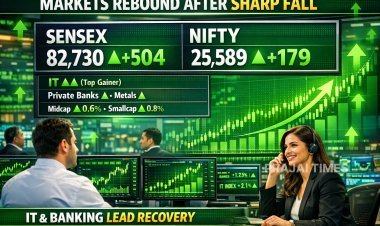 Indian Stock Markets Rebound on Feb 25; Sensex and Nifty Trade Higher