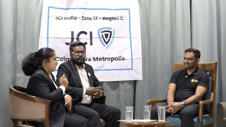 JCI COIMBATORE METROPOLIS' CEO CHAT HELPS YOUNG LEADERS DON THINKING HAT