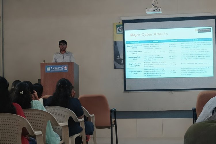 Akshaya CET organises Seminar on AI Driven Cybersecurity Careers