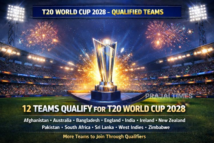 ICC Announces 12 Teams Qualified for T20 World Cup 2028
