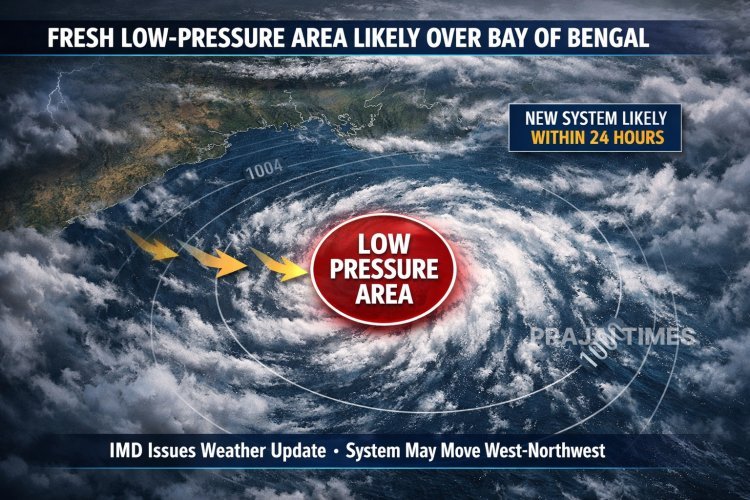 Another Low-Pressure Area Likely Over Bay of Bengal: IMD