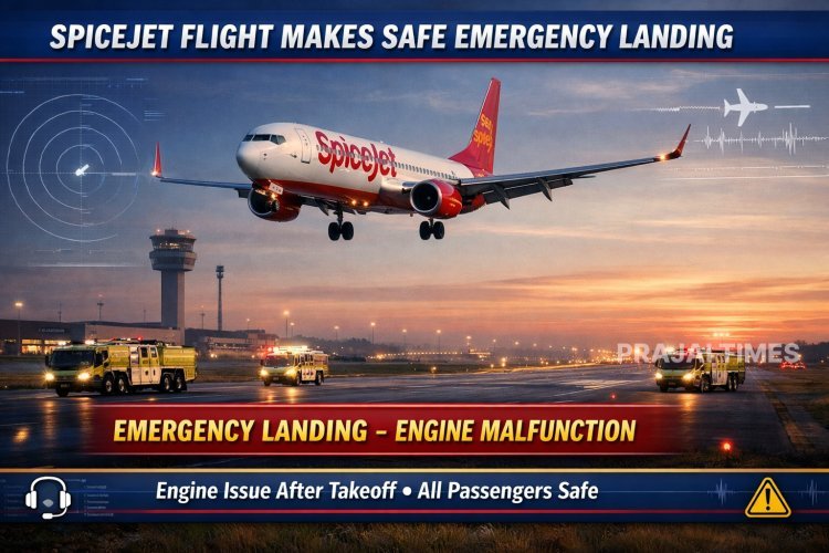 SpiceJet Flight to Leh Makes Emergency Landing in Delhi After Engine Snag