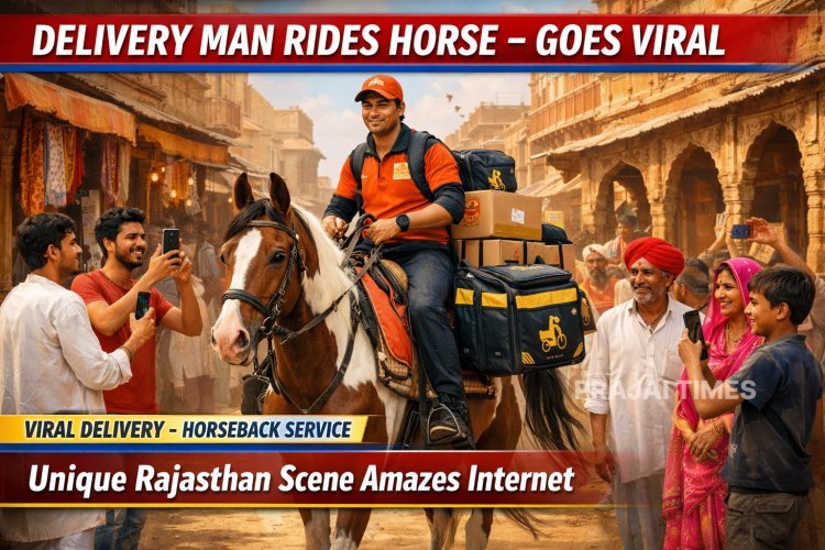 Horseback Delivery in Rajasthan Amazes the Internet