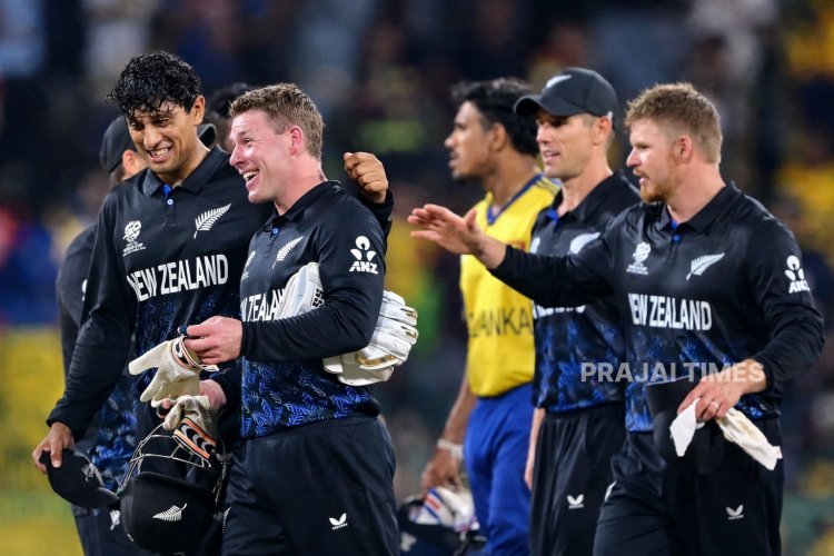 New Zealand Beat Sri Lanka by 61 Runs; Ravindra Shines as Sri Lanka Exit T20 World Cup