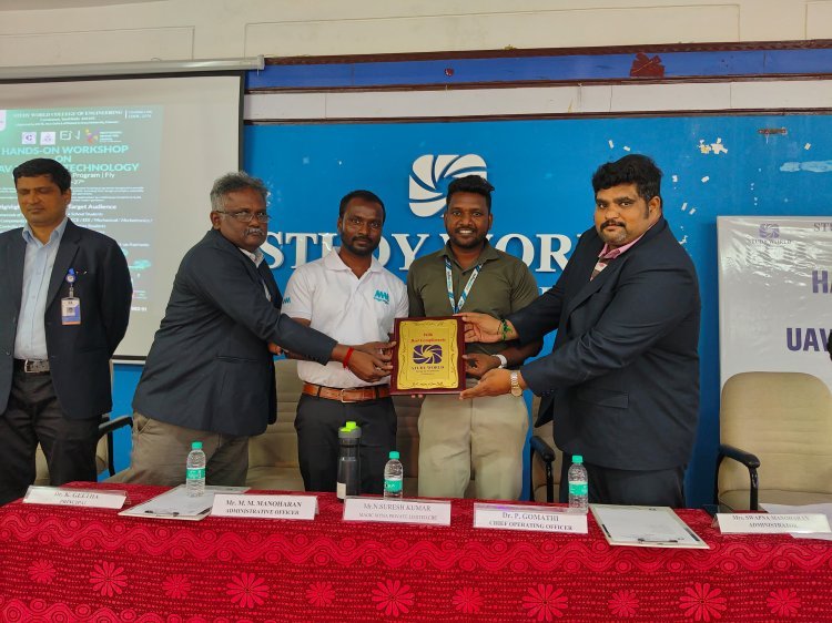 Study World College organises workshop on UAV & Drones