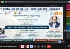 Webinar on Digital Twins and Smart Infrastructure Monitoring Held at CIET