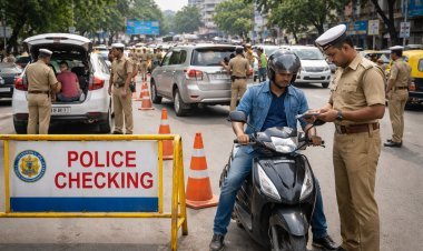 Vehicle Checks Intensified in Coimbatore Ahead of Elections
