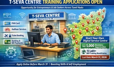 Applications Open for T-Seva Centres Training Across Tamil Nadu