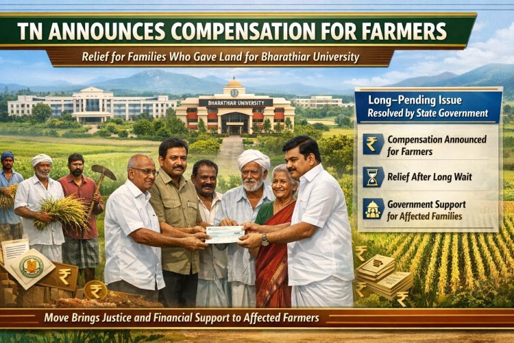 Farmers to Receive Compensation After 45 Years in Coimbatore Land Case