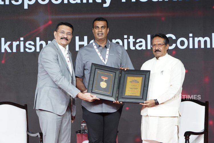 Sri Ramakrishna Hospital Honoured for Excellence in Multi-Specialty Healthcare in Tamil Nadu