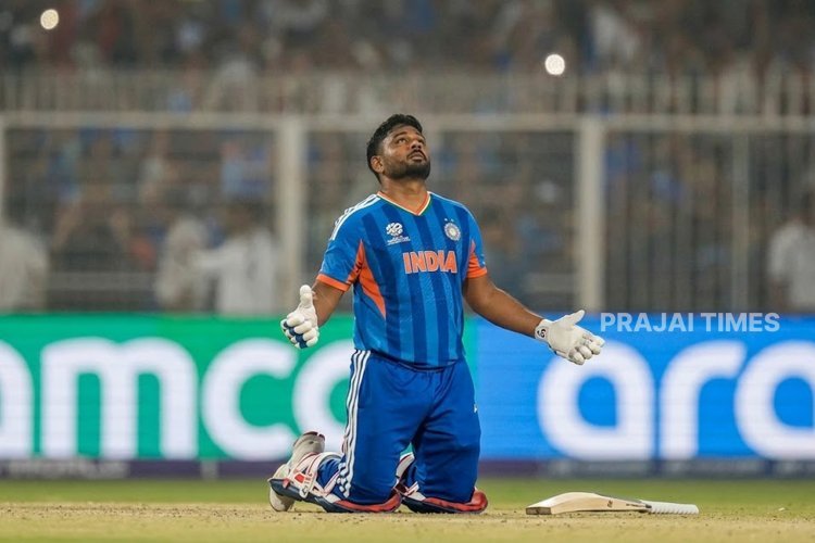 Sanju Samson’s Explosive Knock Powers India to T20 World Cup Semi-Finals with Record Chase