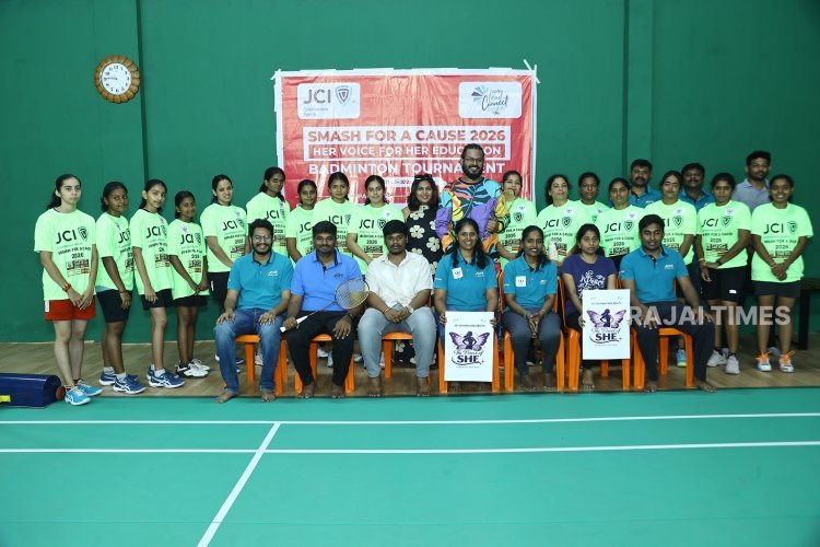 “Smash For A Cause 2026” Badminton Tournament Held in Coimbatore to Promote Women’s Education