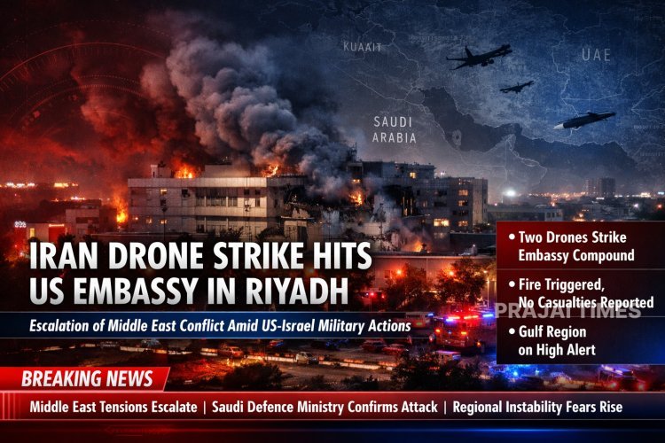 Iran Drone Attack Targets US Embassy in Riyadh Amid Escalating Middle East War Tensions