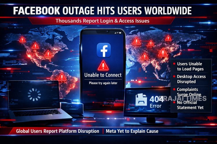 Facebook Down Worldwide: Millions of Users Report Outage