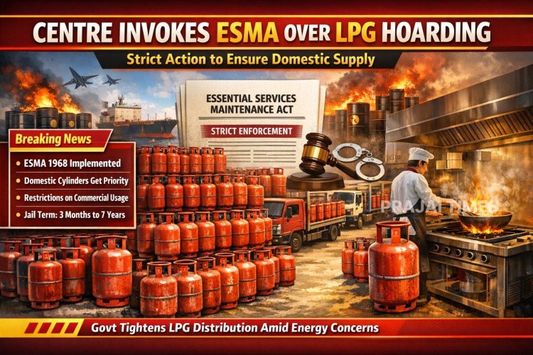 Jail for Hoarding LPG Cylinders: Centre Invokes ESMA to Tackle Gas Shortage
