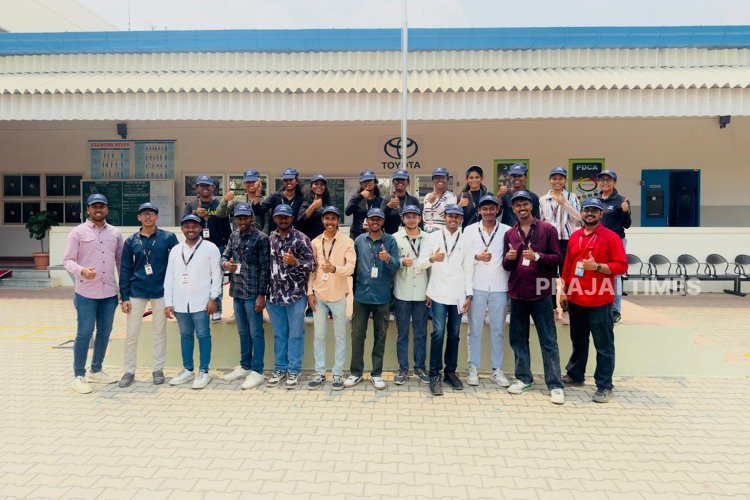 Industrial Exposure Visit: KV Institute MBA Students at Toyota Kirloskar Motor