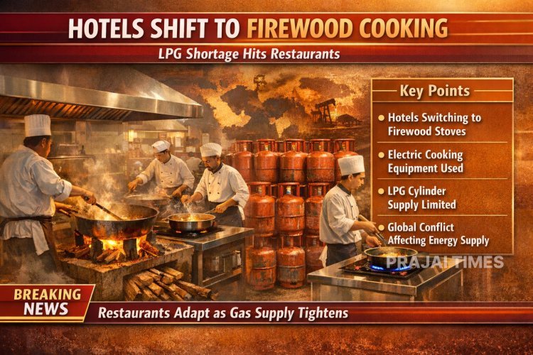 Hotels Shift to Firewood and Electric Stoves Amid LPG Shortage