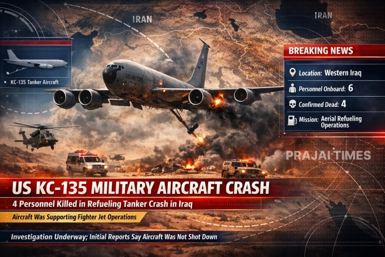 US KC-135 Refueling Aircraft Crash in Iraq Leaves 4 Personnel Dead