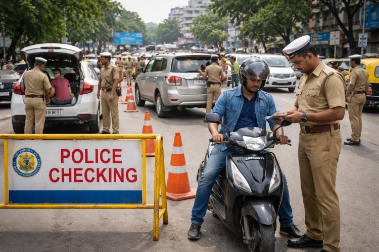 Vehicle Checks Intensified in Coimbatore Ahead of Elections