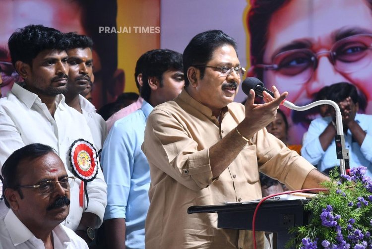 TTV Dhinakaran Criticizes CM Stalin Over Delhi Visits Amid NDA Talks