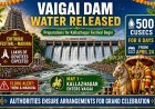Water Released from Vaigai Dam for Kallazhagar Festival in Madurai