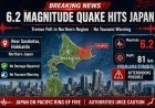 6.2 Magnitude Earthquake Hits Northern Japan, No Damage Reported