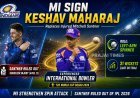 Keshav Maharaj Replaces Injured Mitchell Santner in Mumbai Indians Squad – IPL 2026