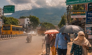 Heatwave Intensifies in Tamil Nadu; Rain Chances Likely Near Coimbatore Hills