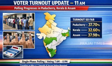 Assembly Elections 2026: Puducherry, Kerala, Assam Record Steady Voter Turnout by 11 AM