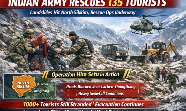 Indian Army Rescues 135 Tourists Trapped in Sikkim Landslide, Operation Continues for 1,000 Others