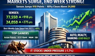 Stock Market Rebounds Strongly: Sensex Jumps 918 Points, Nifty Crosses 24,000 Mark