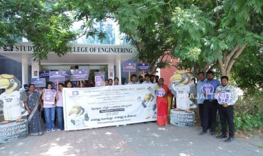 Study World College of Engineering Organizes Voter Awareness Rally in Coimbatore for 100% Polling