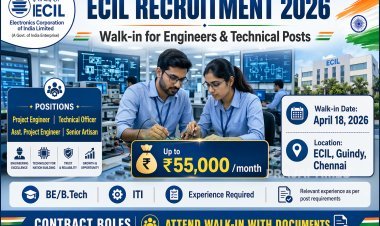 ECIL Recruitment 2026: Walk-in Interview for Engineers and ITI Candidates on April 18 in Chennai