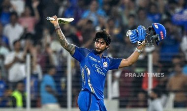 Mumbai Indians Crush Gujarat Titans by 99 Runs as Tilak Varma Smashes Century
