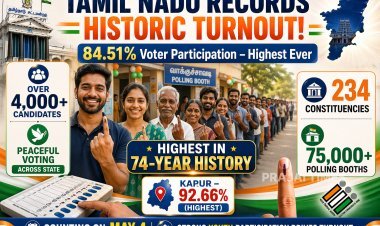 Tamil Nadu Records Historic 84.51% Voter Turnout in 2026 Assembly Elections