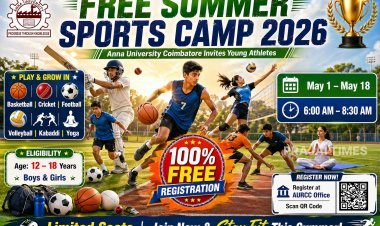 Free Summer Sports Coaching Camp 2026 at Anna University Coimbatore – Register Now