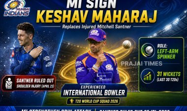 Keshav Maharaj Replaces Injured Mitchell Santner in Mumbai Indians Squad – IPL 2026
