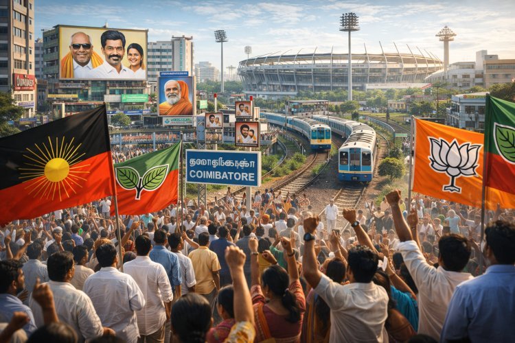 Election Buzz Peaks in Coimbatore; ₹500 Crore Cricket Stadium Proposal Gains Attention