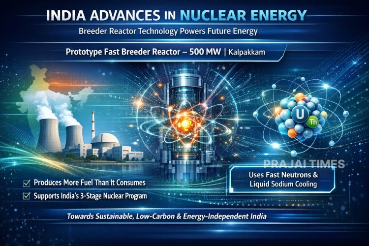 India Advances Nuclear Energy with Breeder Reactor Technology for Sustainable Power