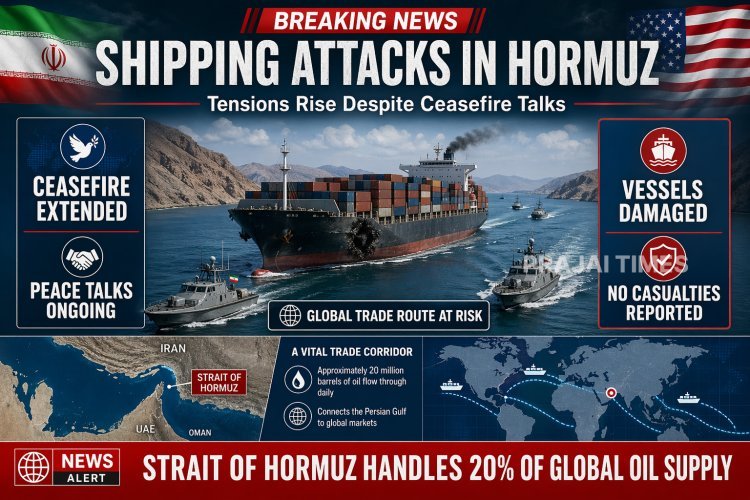 Iran Attacks Ships in Strait of Hormuz Despite US Ceasefire Extension Announcement