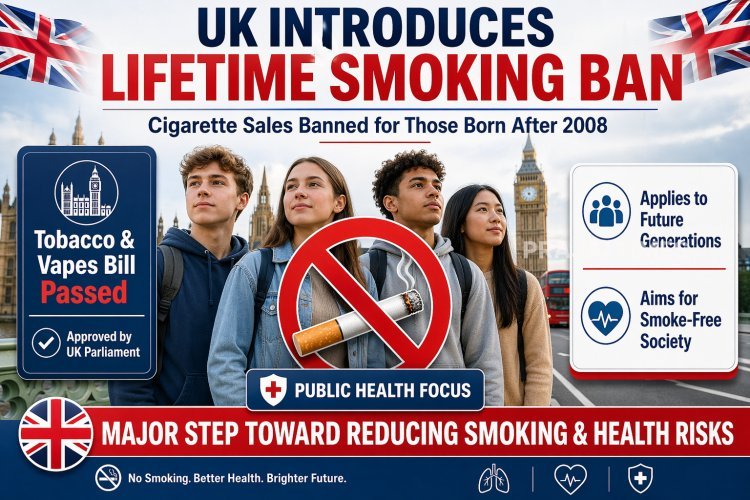 UK Passes Law Banning Cigarette Sales for People Born After 2008