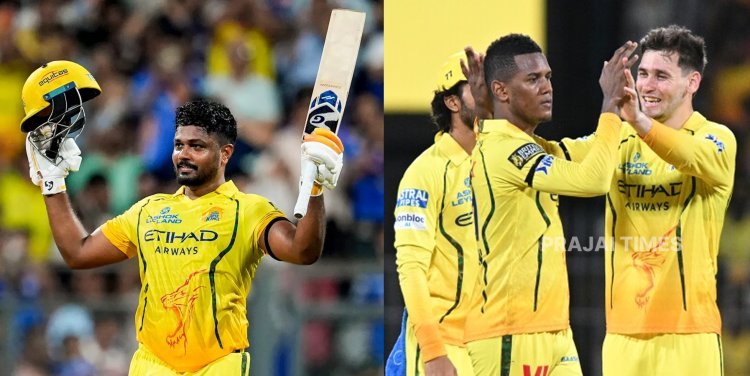Chennai Super Kings Thrash Mumbai Indians by 103 Runs as Sanju Samson Smashes Century