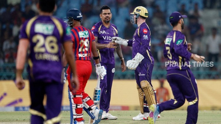 KKR Beat LSG in Super Over After Thrilling Tie; Rinku Singh Shines with 83