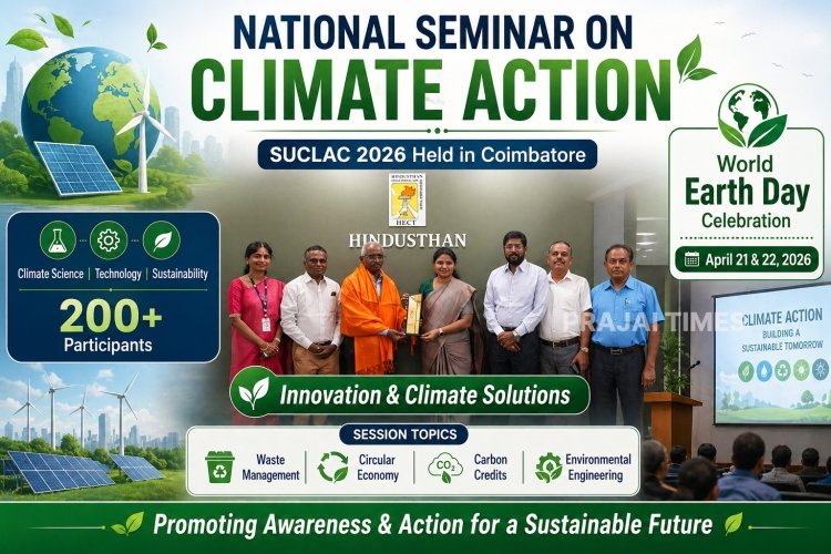 National Seminar on Sustainable Climate Action Organized in Coimbatore for World Earth Day 2026