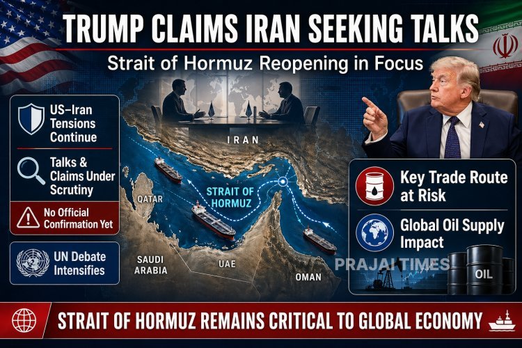 Donald Trump Claims Iran Requested Opening of Strait of Hormuz Amid Ongoing Tensions